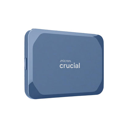 Crucial X10 6TB Portable SSD, Up to 2,100MB/s, USB 3.2 USB-C, External Solid State Drive, Compatible with Windows, Mac & Android, Durable Storage for Games, Photos & Files, Blue - CT6000X10SSD9-02