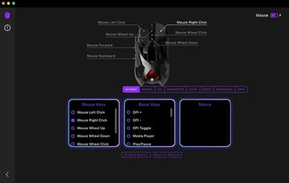 AM Infinity Gaming Wireless Mouse, 49g Metal Ultralight Hollow Design, 30000 DPI PAW3950 Sensor, Dual 8K Polling, Hot-Swappable Battery, DIY RGB Lighting – 2.4G/Bluetooth/Wired Gaming Computer Mouse