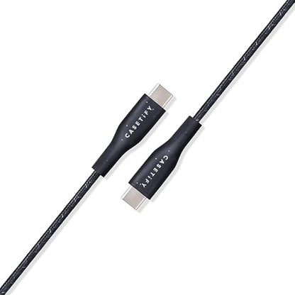 CASETiFY Powerthru USB-C to USB-C Cable (2m/6.6ft) - Black