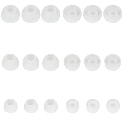 WKYMY Replacement Earbud Tips Silicone Eartips for in- Ear Headphones Rubber Tips Earbud Caps 9 Pairs S M L