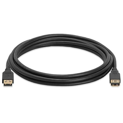 Cmple - USB 3.0 A Male to A Female Extension Gold Plated Cable - 10FT (Blue)