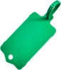 100pcs Reusable Blank Plastic Tags Ties Key Tags 1.45"*2.48" Serrated Tension Sealing Strap with Large Label Plastic Tie Mark Label Waterproof Hang Sign Write on Tag (Green, 100pcs)