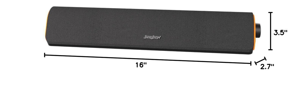 SOULION R50 Bluetooth Computer Speakers, USB Powered & 3.5 Aux