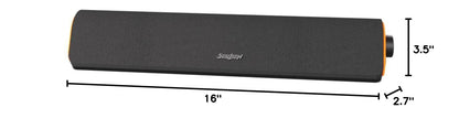 SOULION R50 Bluetooth Computer Speakers, USB Powered & 3.5 Aux