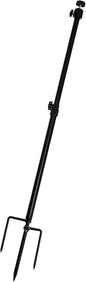 Trail Camera Mount,Height Adjustable (15.7"-28.3") & 360° Rotating Stake,Dual-Mode Base for Soft/Hard Ground Post,Game Cam Stand with 1/4"-20 Thread, Metal pole for Solar Panels,Hunting,Wildlife