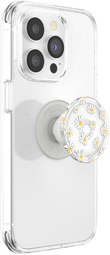 PopSockets Plant-Based Phone Grip with Expanding Kickstand, Adhesive Grip, Eco-Friendly - He Loves Me Not