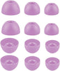Replacement Ear tips for Beats Fit Pro, Beats Studio Buds+, Beats Studio Buds, Beats Solo Buds Silicone Earbuds Washable Noise isolation, Fit in The Charging Case, 6 Pairs S/M/L (Stone Purple)