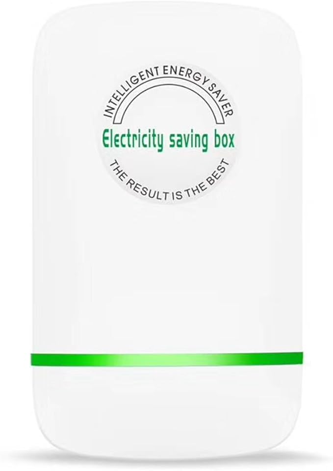 Elon-musk's Electricity Saving Box Stop Watt Stopwatt Energy Saving Device Save Energy Saving Device Energy Saving Power Strip for Home Office US Plug 90v-250v 30kw Rated Green (1PCS, White)