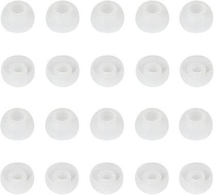 Silicone Earbud Tips Replacement Ear Tips for in- Ear Headphones Earbud Rubber Tips Eartips, 10 Pairs Large