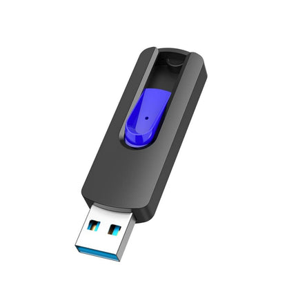 JUANWE 64GB Flash Drives 5 Pack, USB 3.0 Flash Drive Retractable Slide Thumb Drive, Thumb Drives 5 Pack Jump Drives Multipack Bulk USB Drive Data Storage for Computers, Blue