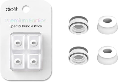 Premium Multi-Flange Eartips for AirPods Pro 1&2 (X-Small) – Always Fits, Never Slips