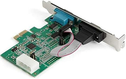 StarTech 2-Port PCI Express RS232 Serial Adapter Card, TAA (PEX2S953)