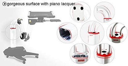 Kesrer01 Full Motion Long Arm Multifunctional Moving Laptop Desk Sofa Bedside Notebook Stand Lazy Lift Rotating Computer Table