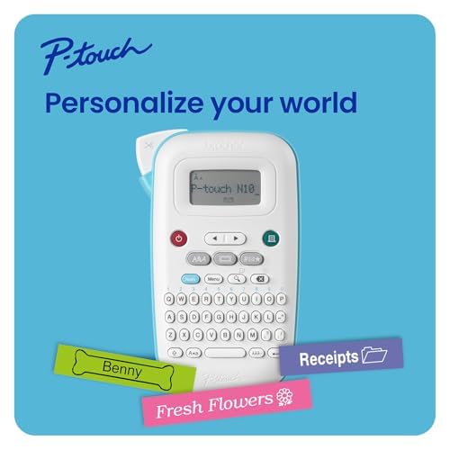 Brother P-Touch N25BTV3 Label Maker, Bluetooth Portable Handheld Bundle