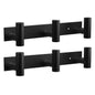VAEHOLD Hat and Coat Wall Mount Rack - Hooks for Robes, Bags, Keys, and Towels - Bathroom Towel Hanger Organizer (White, “T“ Shape 3 Hooks 2 Pack)