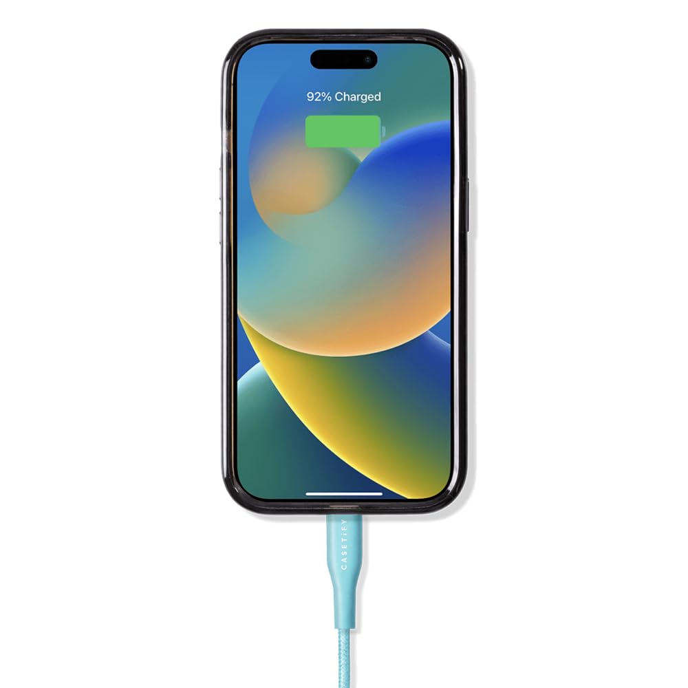 CASETiFY Powerthru USB-C to USB-C Cable (1m/3.3ft) - Cotton Candy