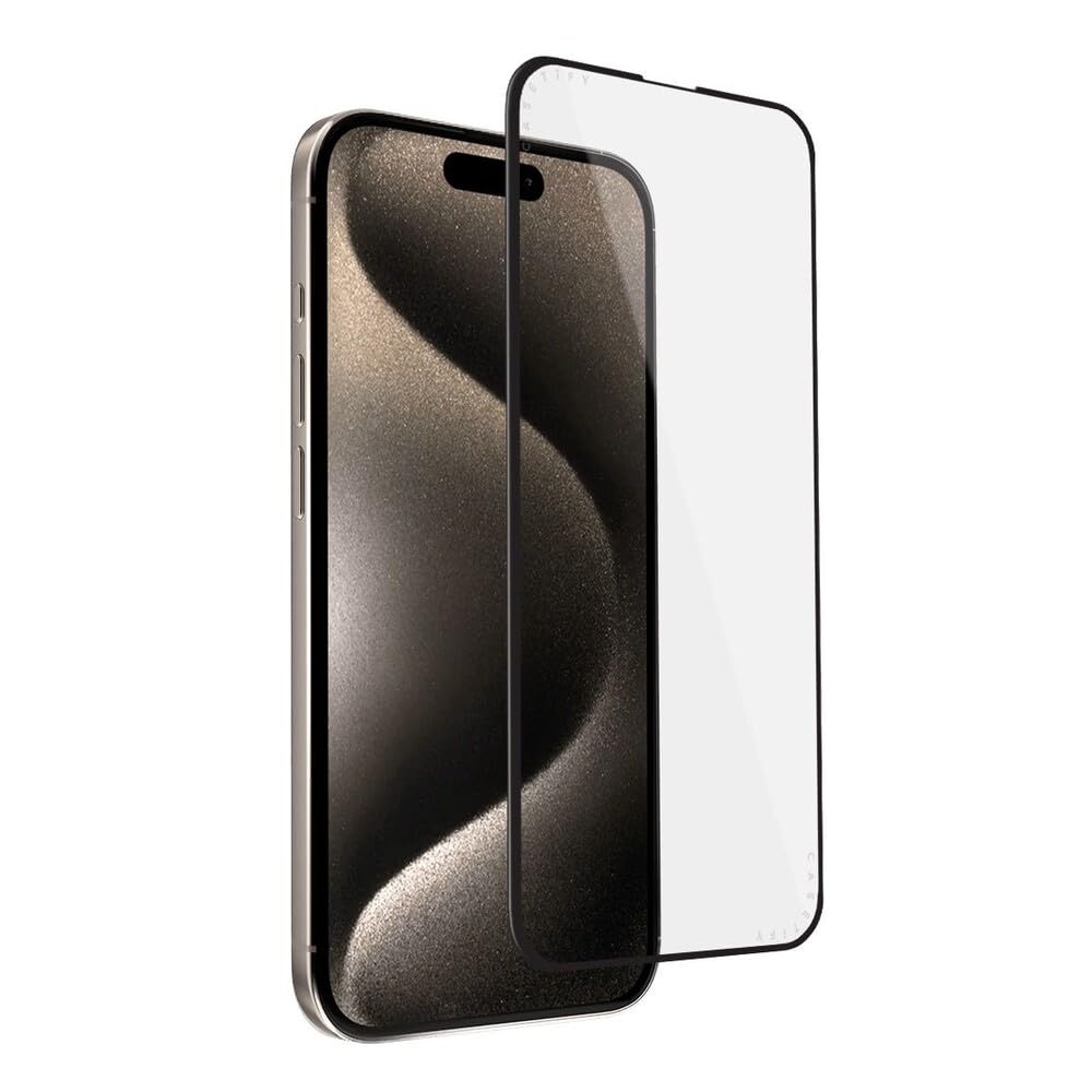 CASETiFY Impact Ultra HD Screen Protector [Strengthened 9H aluminosilicate glass, applicator included] for iPhone 16 Pro