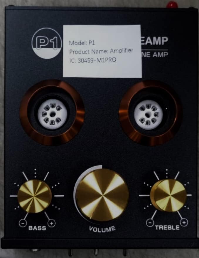 Douk Audio P1 Vacuum Tube Bluetooth Preamplifier, GE5654 Audio Preamp, Hi-Fi Headphone Amp, Stereo Wireless Receiver with USB DAC & APTX-HD for Home Theater Amplifier/Active Speaker