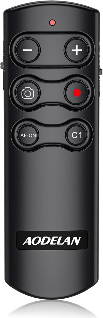 AODELAN Camera Remote Control Remote Shutter Commander for Sony ZV-E10,FX3,A1,a6100, a6400, a6600, a7C, a7 III, a7R III, a7R IV, a9, a9 II, DSC-RX0 II, DSC-RX100 VII, ZV-1; Replace Sony RMT-P1BT