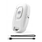 MAIRAN Rechargeable Wireless Camera Remote Shutter for iPhone and Android Smartphones, Bluetooth Phone Remote Control,Selfie Button for Photos and Videos Charging Cable Included-White