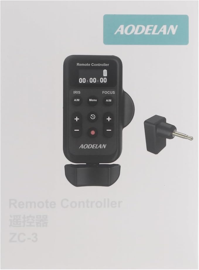 Wireless Camcorder Lanc Zoom Controller, Wired Remote Control with 2.5mm Jack Cable, IRIS, Focus, Video Recording and Zoom Commander with Lanc or Remote Terminal for Canon XL1S XL2 XHA1 /Sony NX5C
