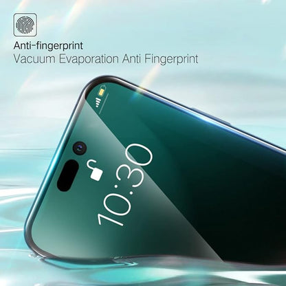 PERFECTSIGHT Sapphire Anti Blue Light Screen Protector Designed for iPhone 14 Pro, [Medical-Grade Eye Protection] HD Filter 6 Radiations Shatterproof Diamond Hard Tempered Glass (6.1 inch)