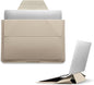 MOFT Laptop Carry Sleeve, 2-in-1 Laptop Bag & Stand for 13" MacBook Air/Pro & Dell/HP/Lenovo/Asus, Stylish Slim Computer Sleeve Bag with Expandable Storage for Computer Accessories, Beach White