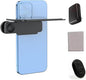 Mirror Effect Lens - Capture Stunning Reflections Instantly, Mirror for Phone to Use Back Camera, Reflection Mirrors for iPhone with Adjustable Hd Glass (Black)