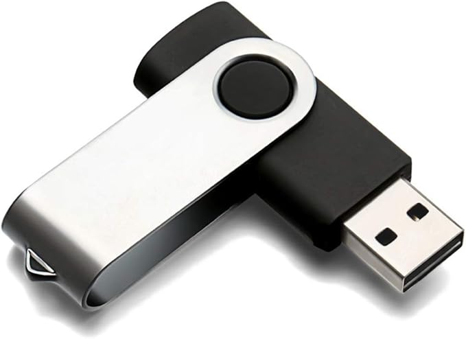 USB Flash Drive 128GB 2Pack, Maspen USB Thumb Drives 2.0 High Speed USB Memory Stick Zip Drives (Black, 128 GB)