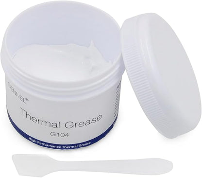 G104 100 Grams Thermal Conductive Paste, Silicone Thermal Compound Grease, Heatsink Paste for CPU Radiator Coolers LED Printer Chipset Cooling