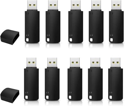 KEXIN 8GB Flash Drive Thumb Drive 50 Pack 8G USB Flash Drive Bulk Memory Stick with LED Indicator, Flash Drives Design in Snap Cap