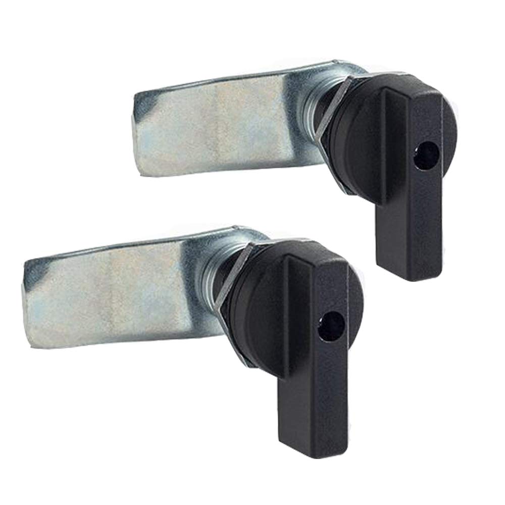 WJSKDQ Thumb Operated Offset Thumb Cam Lock, Black, 4PCS