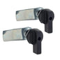 WJSKDQ Thumb Operated Offset Thumb Cam Lock, Black, 4PCS