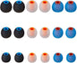 Earbud Tips Soft Silicone Earbuds Replacement Tips Fit for in-Ear Headphones(Inner Hole from 3.8mm - 4.2mm Earphones) 9 Pairs S/M/L
