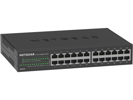 NETGEAR 24-Port Gigabit Ethernet Unmanaged Network Switch (GS324)