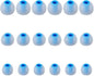 Earbud Tips Soft Silicone Earbuds Replacement Tips Fit for in-Ear Headphones(Inner Hole from 3.8mm - 4.2mm Earphones) 9 Pairs S/M/L,Transparent Blue