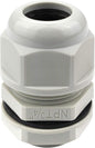 XHF 5 Pcs 3/4" IP68 Strain Relief Nylon Cord Grip Waterproof NPT Cable Glands Adjustable UL Listed and RoHS Compliant (Grey)