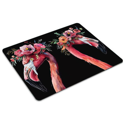 Square Mouse Pad Flamingo-1,Gaming Mouse Pads for Desk,Soft Computer Waterproof Non-Slip Mouse Mat