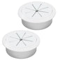 BOPOREAE 2 Pcs Desk Grommet 2-3/8" (60mm), Desk Hole Cover for Cables