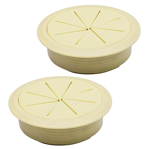 BOPOREAE 2 Pcs Desk Grommet 2-1/16" (53mm), Desk Hole Cover for Cables