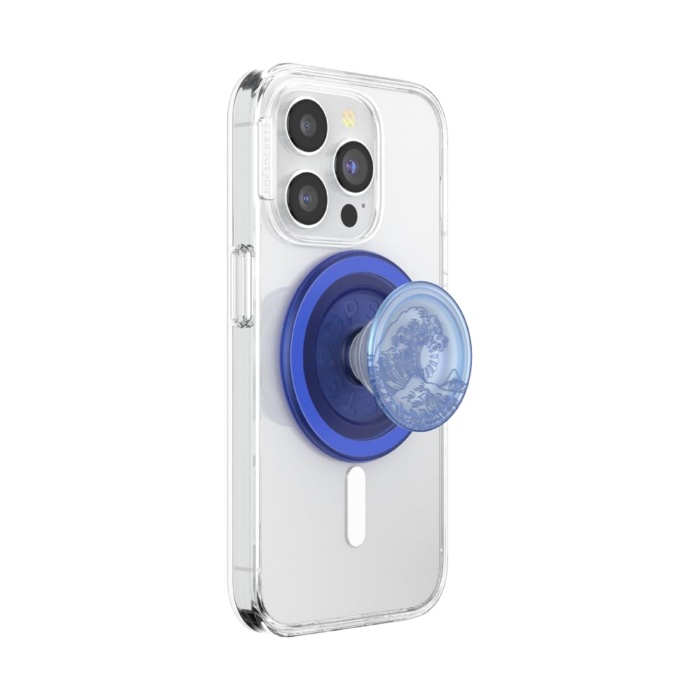 PopSockets Phone Grip for MagSafe, Magnetic Holder- Basic Naval