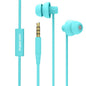 MAXROCK (TM Total Soft Silicon Headphones with Mic Sleep Travel Choice for Cellphones Tablets and 3.5mm Jack (Green)