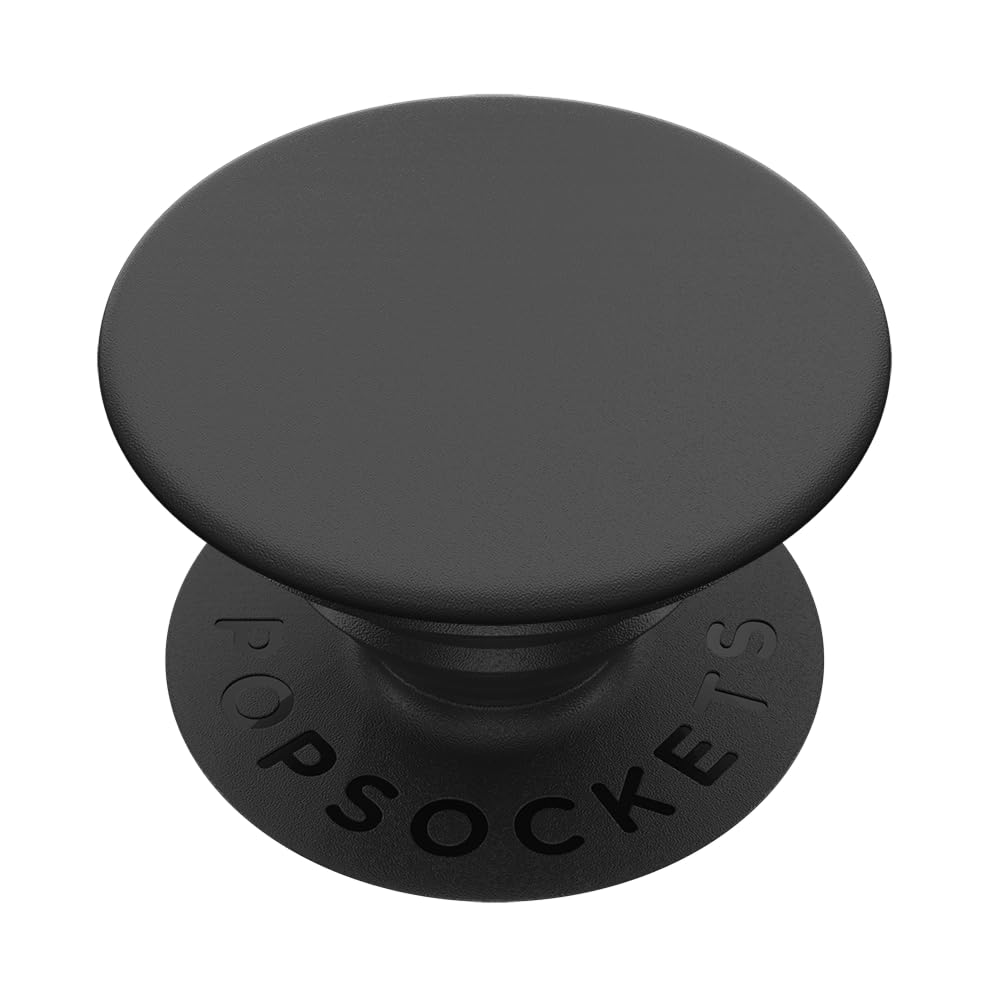 PopSockets Adhesive Phone Grip, Holder- Black Smoke