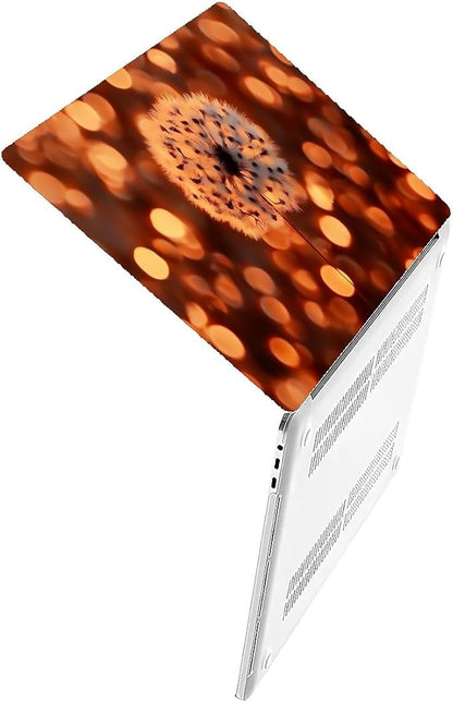 Compatible with MacBook Air 13.3 13.6 Inch Case 2022 2021 2020 2019 Plastic Hard Shell Case Cover,13.3 Air (A1932/A2179/A2337), Dandelion