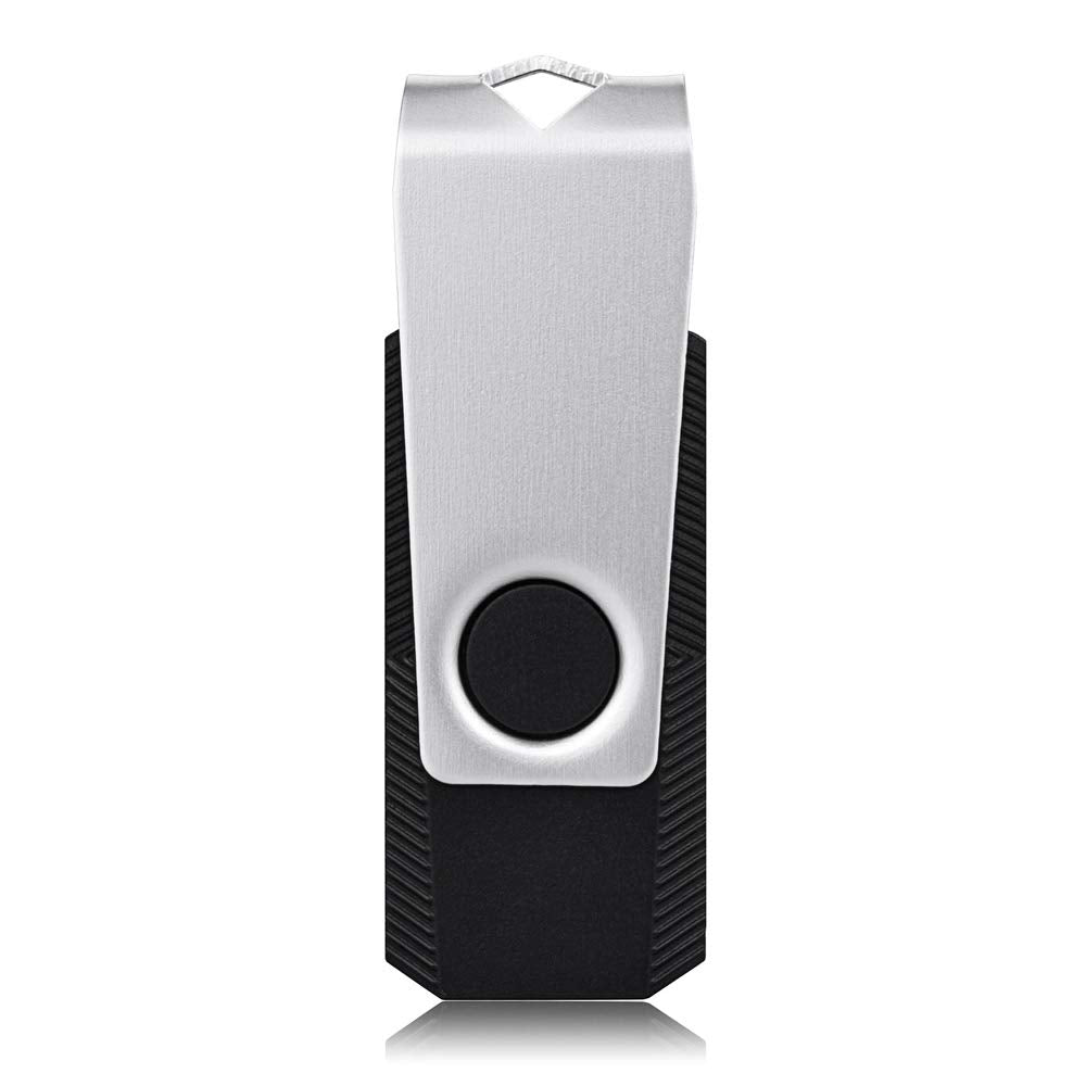 Aiibe 16 GB Flash Drive 10 Pack Bulk 16GB USB Flash Drives 2.0 USB Stick Thumb Drive USB Drive Pack, Black