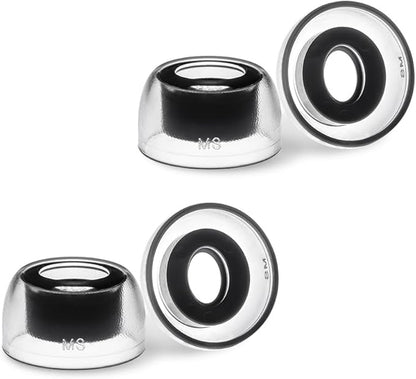 AZLA SednaEarfit Crystal for Bose Earbuds 2 Pair - Bose Earbuds Replacement Tips - Compatible with Bose Quietcomfort Ultra Earbuds, Bose QC Earbuds II (MS)