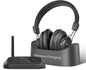 Avantree HT5009 Plus - Ultra Comfortable Wireless Headphones for TV Watching, 60h Playtime, Clear Voice & Enhanced Volume for Seniors & Hard of Hearing, Compatible with Samsung, LG & Other TVs