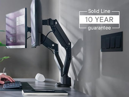 One For All Universal DM4210 Universal Monitor Mount Solid Dual Monitor arm100 x 100 Black