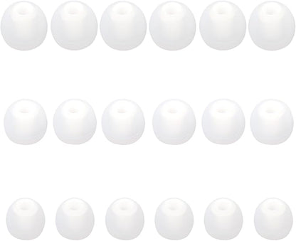 Earbud Replacement Tips Silicone Earbud Tips Ear Tips Fit for in-Ear Headphones (Inner Hole 3.8mm -5.1mm) Earbud Rubber Tips Earbud Covers 9 Pairs