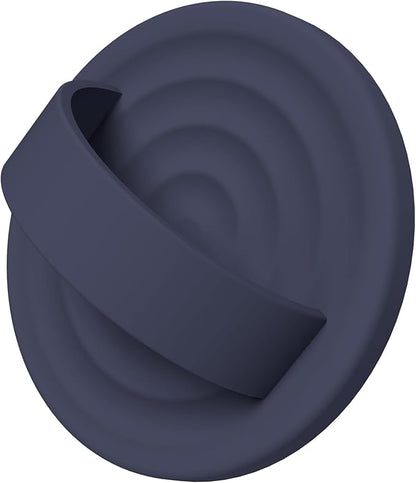 Magnetic Phone Ring Grip Holder, Silicone Finger Loop Grip, Compatible with MasSafe, Back of Phone for iPhone Pro Max/Plus/16/15/15/14/13/12 Series, Midnight Blue